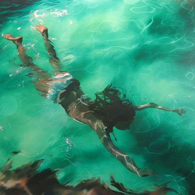 Beautiful Underwater Paintings by Sarah Harvey Amusing